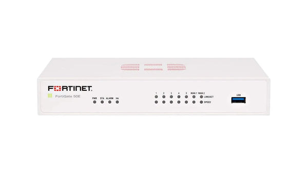 Fortinet FG - 50E - BDL - USG - 874 - 60 FortiGate 50E 7xPort 1000Base - T GE 7 X RJ - 45 Firewall W/5Yr FC Fortinet Part Number: FG - 50E - BDL - USG - 874 - 60 - G5 Network GroupNetwork Security & Firewall Devices