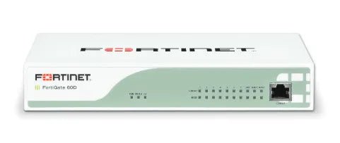 Fortinet FG - 60D - BDL - USG FG 60D RJ - 45 7 X Ports 1000Base - T 2 X Wan Ports + 1 X DMZ Port GE Firewall Appliance Fortinet Part Number: FG - 60D - BDL - USG - G5 Network GroupNetwork Security & Firewall Devices