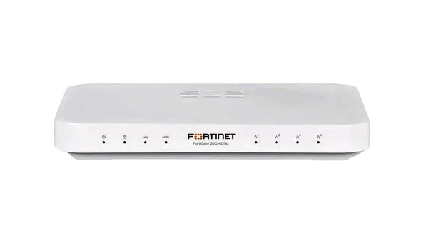 Fortinet FG20CADSLABDL90048 FortiGate 20C - ADSL 1000Base - T 4 X RJ - 45 1 X WAN 1 X USB Firewall Appliances Fortinet Part Number: FG20CADSLABDL90048 - G5 Network GroupNetwork Security & Firewall Devices