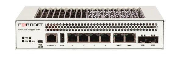 Fortinet FGR - 60D - LENC - BDL FortiGate Rugged 60D 4 X Ports 1000Base - T Gigabit Ethernet Network Security Appliance/Firewall Fortinet Part Number: FGR - 60D - LENC - BDL - G5 Network GroupNetwork Security & Firewall Devices