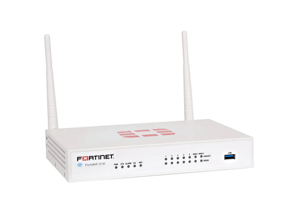 Fortinet FWF - 51E - LENC - BDL FortiWiFi 51E RJ45 7 X Ports 1000Base - T + AES GigE Manageable (256 - Bit) Firewall Fortinet Part Number: FWF - 51E - LENC - BDL - G5 Network GroupNetwork Security & Firewall Devices