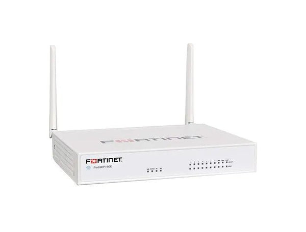 Fortinet FWF - 60E - BDL - 964 - 36 FW 10x RJ - 45 Ports Including 7x Internal Ports, 2x WAN Ports Wireless 802.11a/B/G/N/Ac Fortinet Part Number: FWF - 60E - BDL - 964 - 36 - G5 Network GroupNetwork Security & Firewall Devices
