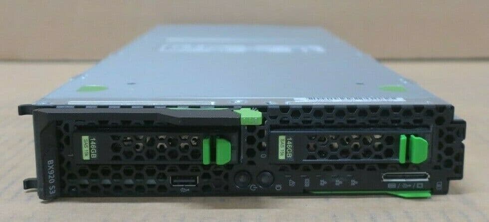 Fujitsu Primergy BX920 S3 Blade Server - 2x E5-2470, 64GB RAM, 2x 146GB HDD (S26361-K1406-V200)