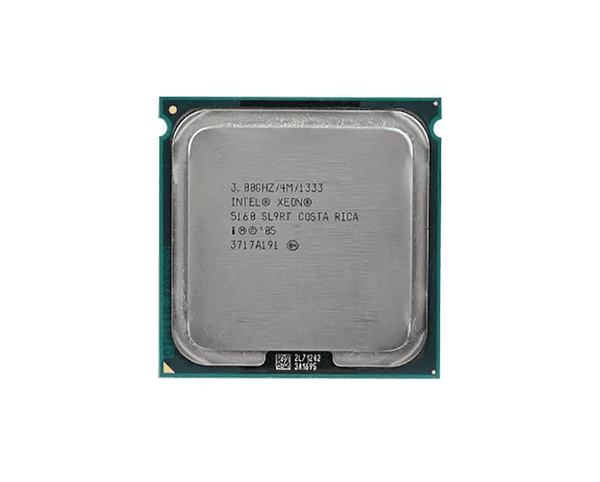 HP 416162 - 104 3.00GHz 1333MHz FSB 4MB L2 Cache Socket LGA771 Intel Xeon 5160 Dual - Core (2 Core) Processor HP Part Number: 416162 - 104 - G5 Network GroupServer Processors
