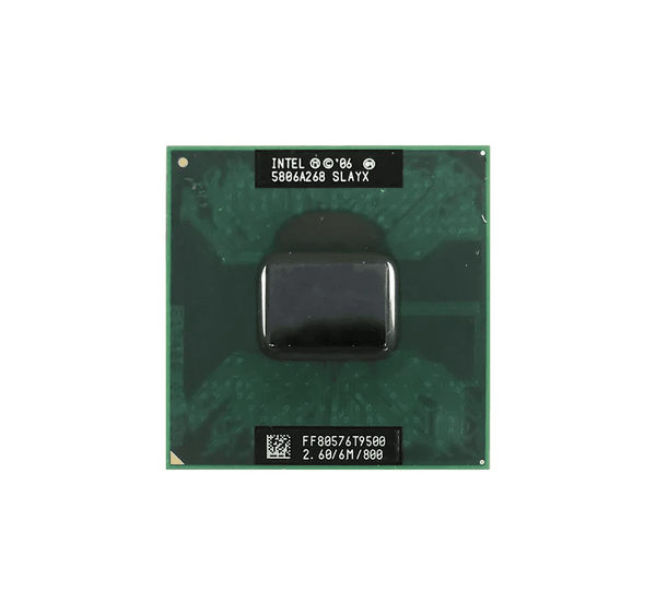 HP 459609 - 001 2.60GHz 800MHz FSB 6MB L2 Cache Socket BGA479 Intel Core 2 Duo T9500 Dual - Core (2 Core) Processor HP Part Number: 459609 - 001 - G5 Network GroupDesktop Processors