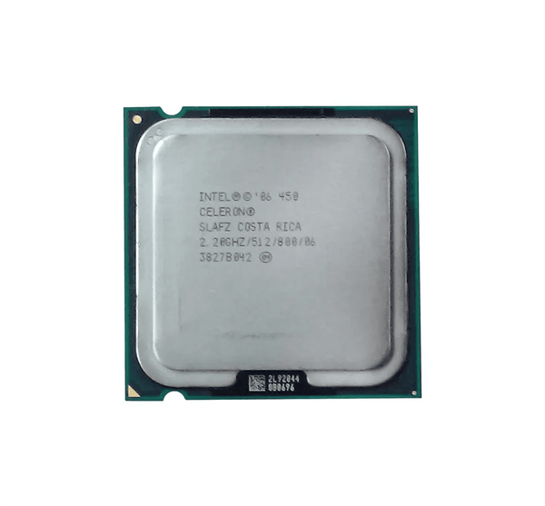 HP 467717 - 001 2.20GHz 800MHz FSB 512KB L2 Cache Socket LGA775 Intel Celeron 450 1 - Core Processor HP Part Number: 467717 - 001 - G5 Network GroupDesktop Processors