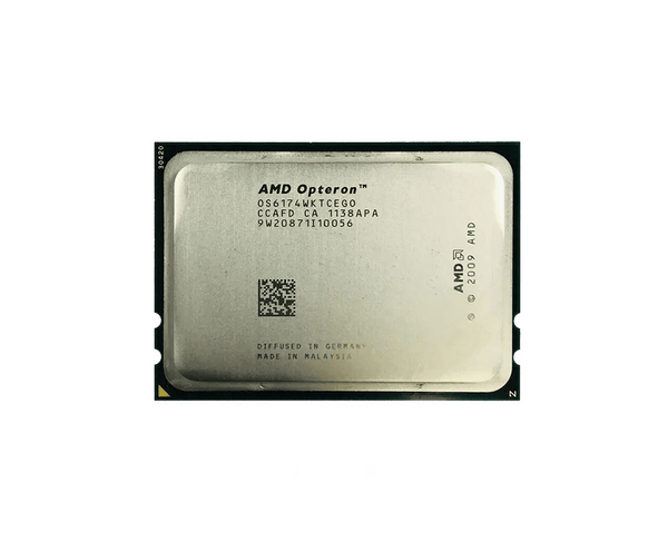 HP 598729 - 001 2.20GHz 3200MHz HTL 12MB L3 Cache Socket G34 AMD Opteron 6174 Dodeca - Core (12 Core) Processor HP Part Number: 598729 - 001 - G5 Network GroupServer Processors