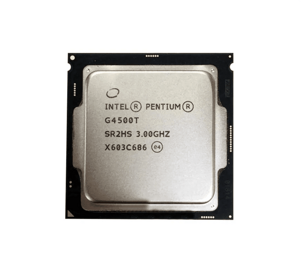HP N5G37AV 3.00GHz 8.00GT/S DMI3 3MB L3 Cache Socket FCLGA1151 Intel Pentium G4500T Dual - Core (2 Core) Processor HP Part Number: N5G37AV - G5 Network GroupDesktop Processors