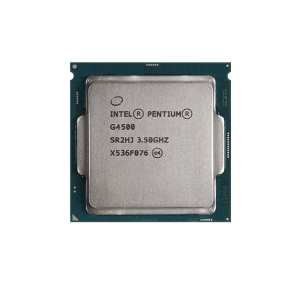 HP T1P86AV 3.50GHz 8.00GT/S DMI3 3MB L3 Cache Socket FCLGA1151 Intel Pentium G4500 Dual - Core (2 Core) Processor HP Part Number: T1P86AV - G5 Network GroupDesktop Processors