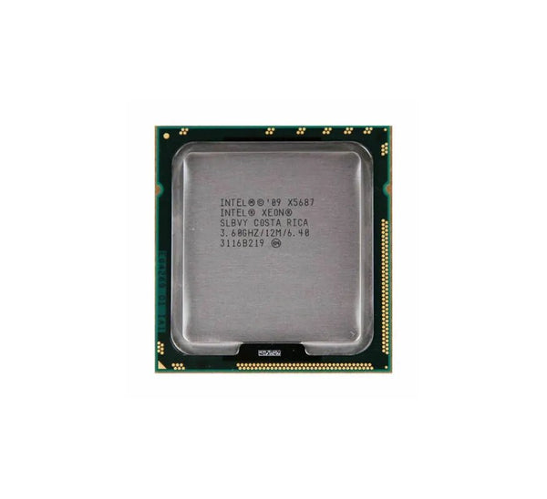 HPE 625072 - L21 3.60GHz 6.40GT/S QPI 12MB L3 Cache Socket FCLGA1366 Intel Xeon X5687 Quad - Core (4 Core) Processor Kit For ProLiant ML/DL370 G6 HPE Part Number: 625072 - L21 - G5 Network GroupServer Processors