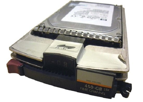 HPE AG804A 450GB 15000RPM Fibre Channel 4Gb/S Hot - Pluggable Dual Port 3.5 - Inch Hard Drive With Tray For EVA StorageWorks/Blade System HPE Part Number: AG804A - G5 Network GroupServer Hard Drives