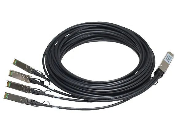 HPE JG330AR FlexNetwork X240 3 - Meter QSFP+ To 4 X SFP+ Connectors Direct Attach Copper Splitter Cable - G5 Network GroupNetwork Cables