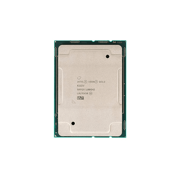 HPE P12293 - B21 1.80GHz 27.5MB L3 Cache Socket FCLGA3647 Intel Xeon Gold 6222V Icosa - Core (20 Core) Processor Kit For ProLiant ML350 Gen10 HPE Part Number: P12293 - B21 - G5 Network GroupServer Processors
