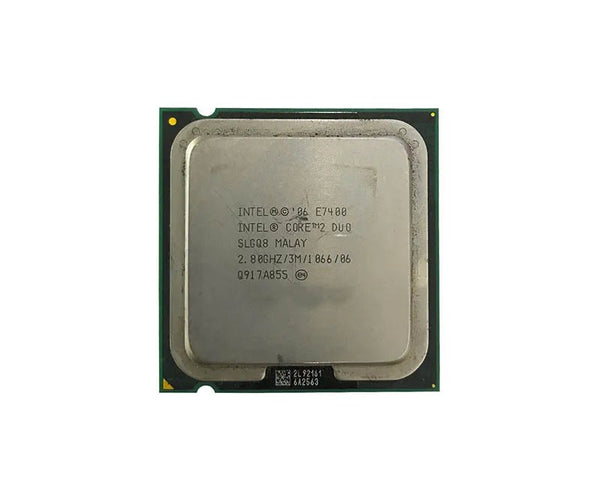 Intel AT80571PH0723M Core 2 Duo E7400 Dual - Core (2 Core) 2.80GHz 1066MHz FSB 3MB L2 Cache Socket LGA775 Processor Intel Part Number: AT80571PH0723M - G5 Network GroupDesktop Processors