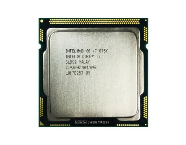 Intel BX80605I7875K Core I7 - 875K Quad - Core (4 Core) 2.93GHz 2.50GT/S DMI 8MB L3 Cache Socket LGA1156 Processor Intel Part Number: BX80605I7875K - G5 Network GroupDesktop Processors