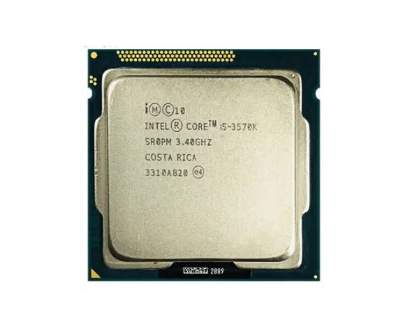 Intel BX80637I53570K1 Core I5 - 3570K Quad Core 3.40GHz 5.00GT/S DMI 6MB L3 Cache Socket FCLGA1155 Processor Intel Part Number: BX80637I53570K1 - G5 Network GroupDesktop Processors