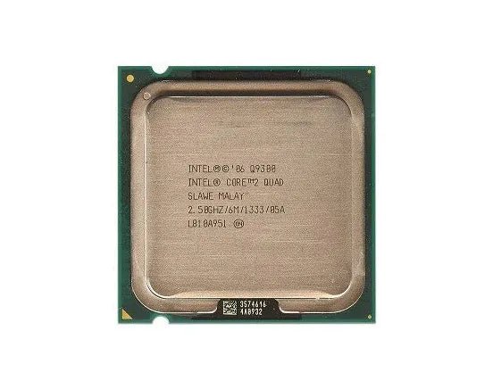 Intel BXC80580Q9300 Core 2 Quad Q9300 Quad - Core (4 Core) 2.50GHz 1333MHz FSB 6MB L2 Cache Socket LGA775 Processor Intel Part Number: BXC80580Q9300 - G5 Network GroupDesktop Processors