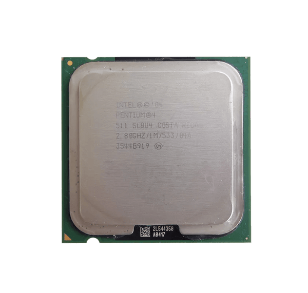 Intel SL8U5 Pentium 4 511 Single - Core (1 Core) 2.80GHz 533MHz FSB 1MB L2 Cache Socket PLGA775 Processor Intel Part Number: SL8U5 - G5 Network GroupDesktop Processors