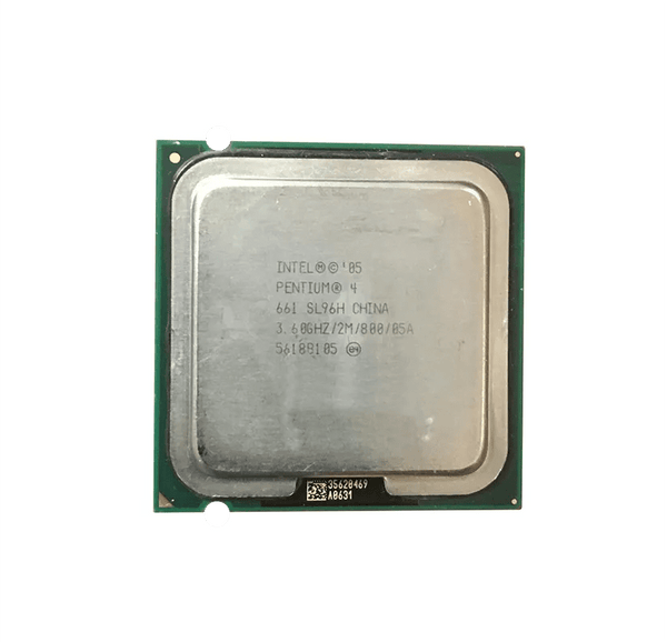 Intel SL96H Pentium 4 661 Single - Core (1 Core) 3.60GHz 800MHz FSB 2MB L2 Cache Socket PLGA775 Processor Intel Part Number: SL96H - G5 Network GroupDesktop Processors