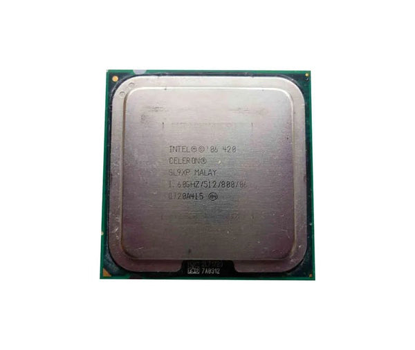 Intel SL9XP Celeron 420 Single - Core (1 Core) 1.60GHz 800MHz FSB 512KB L2 Cache Socket LGA775 Processor Intel Part Number: SL9XP - G5 Network GroupDesktop Processors