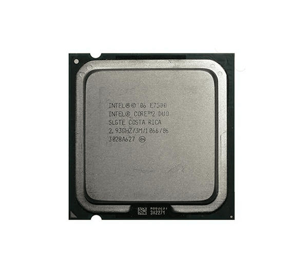 Intel SLGTE Core 2 Duo E7500 Dual - Core (2 Core) 2.93GHz 1066MHz FSB 3MB L2 Cache Socket LGA775 Processor Intel Part Number: SLGTE - G5 Network GroupDesktop Processors