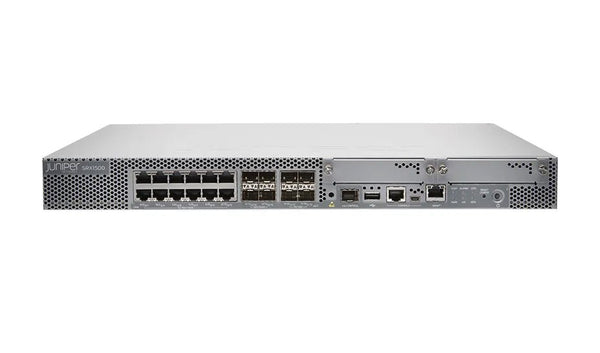 Juniper SRX1500 - DC SRX Series 12 X RJ - 45 Ports 1000Base - T + 4 X SFP Mini - GBIC Ports + 4 X SFP+ Ports Gigabit Ethernet Front - To - Back Airflow 1U Rack - Mountable Network Services Gateway Security Appliance Firewall Juniper Part Number: SRX1500 - DC - G5 Network GroupNetwork Security & Firewall Devices