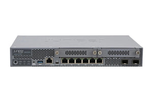 Juniper SRX320 - SYS - JB - T SRX320 6xGE PoE+ Ports + 2xSFP + 2xMPIM Slots 4GB RAM, 8G Flash Front To Back Airflow Security Appliance Firewall Juniper Part Number: SRX320 - SYS - JB - T - G5 Network GroupNetwork Security & Firewall Devices