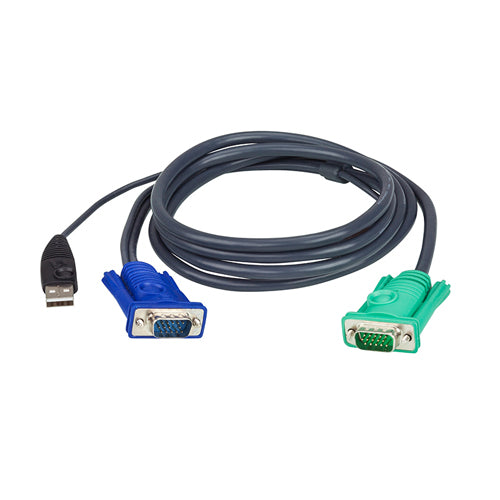 Dell 06T2TR 15-Pin D-Sub To RJ45/USB Interface POD KVM Cable Dell Part Number: 06T2TR