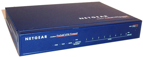 NetGear FVS328 ProSafe 8 X Ports 10/100Base - TX LAN + 1 X Port FE WAN VPN Firewall Router Netgear Part Number: FVS328 - G5 Network GroupNetwork Security & Firewall Devices