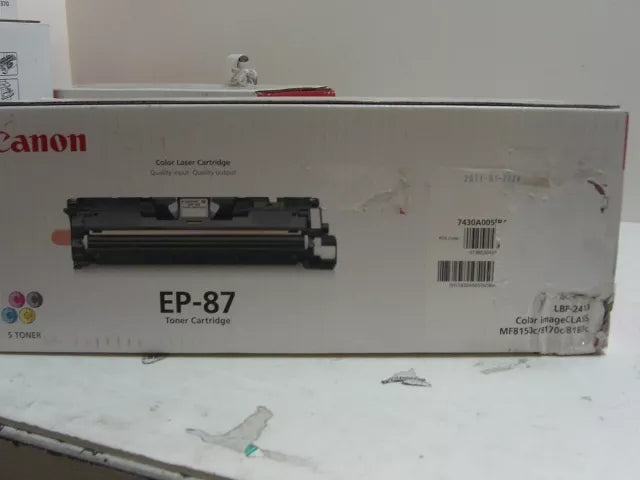 Genuine Canon EP-87 Yellow Toner Cartridge 7430A005AA