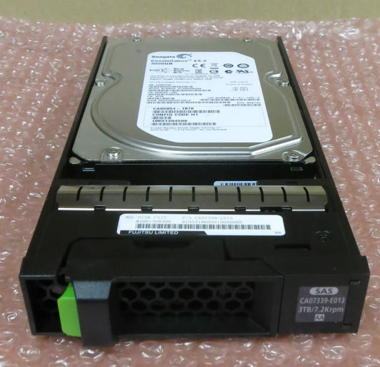 Fujitsu CA07339-E013 ETERNUS DX S2 3TB NLSAS 7.2K 3.5" HDD – High-Capacity Storage Solution"