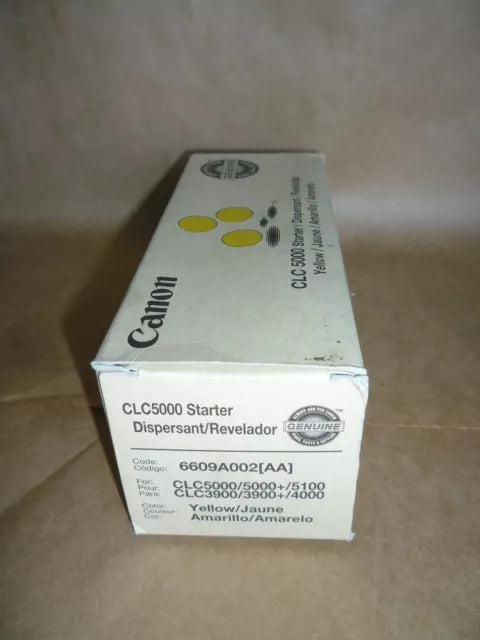 Canon CLC-3900 / CLC-5000 Yellow Starter Developer 6609A002AA