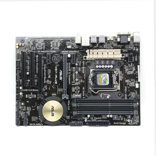 ASUS H97-PLUS Motherboard | LGA1150 | Supports i7-4790K | M.2 Slot | Fully Tested & Ready