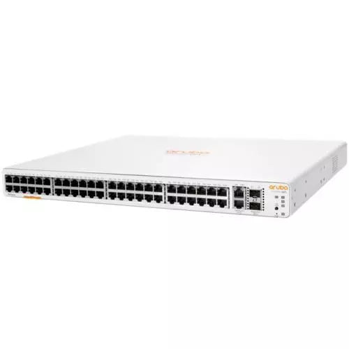 HPE Networking Instant On 1960 48-Port Gigabit Smart-Managed Switch with 2 10GbE & 2 SFP+ (JL808A) – High-Speed Business Networking