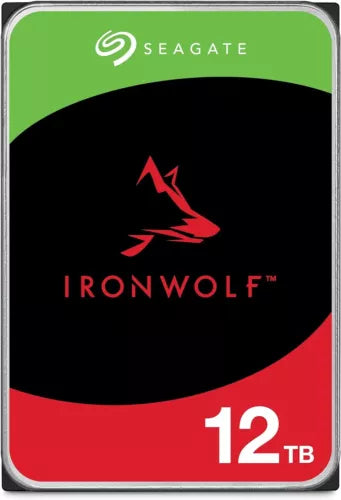 Seagate IronWolf 12TB NAS Hard Drive | NE-ST12000VN0008 | 7200 RPM | 256MB Cache | CMR | SATA 6.0Gb/s