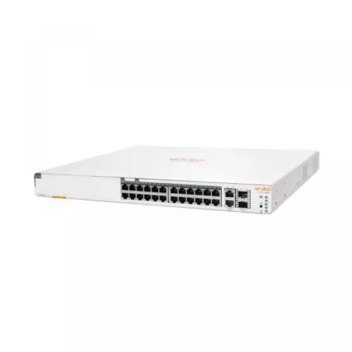 HPE Networking Instant On 1960 20-Port Gigabit Class 4 & 4-Port Class 6 PoE+ Switch with 2 10GbE & 2 SFP+ (JL807A) – High-Performance Smart-Managed PoE+ Solution