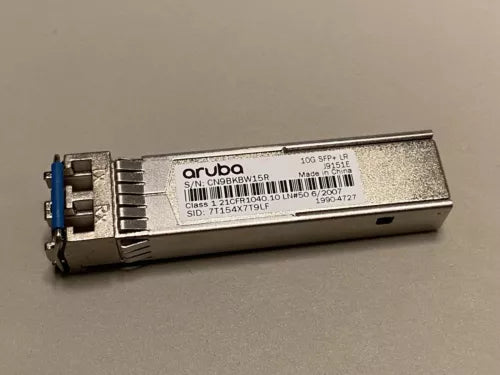 HPE Aruba Networking 10G SFP+ LC LR Transceiver – 10km SMF, 1310nm (J9151E)