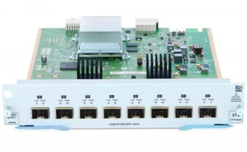 HPE Aruba Networking 8-Port 1G/10GbE SFP+ MACsec v3 zl2 Module (J9993A) – High-Speed & Secure Fiber Expansion