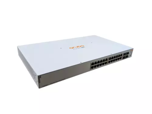 Aruba Instant On 1930 24-Port Gigabit Class 4 PoE+ Switch with 4 SFP/SFP+ (JL683A) – Smart-Managed PoE+ Networking