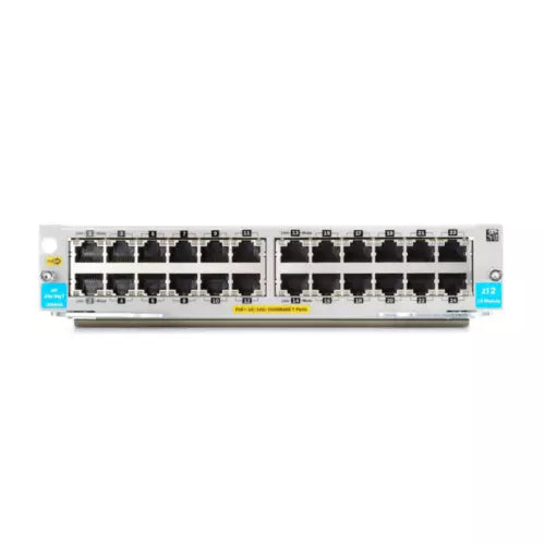 HPE Aruba Networking 24-Port 10/100/1000BASE-T PoE+ MACsec v3 zl2 Module (J9986A) – Secure & High-Power Network Expansion