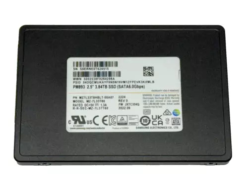 Samsung 2.5" SATA MZ7L33T8HBLT-00A07  III Solid State Drive