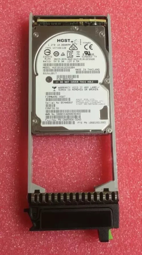 Fujitsu CA07670-E777 1.2TB 12G SAS 10K RPM SFF HDD for DX S3 Series