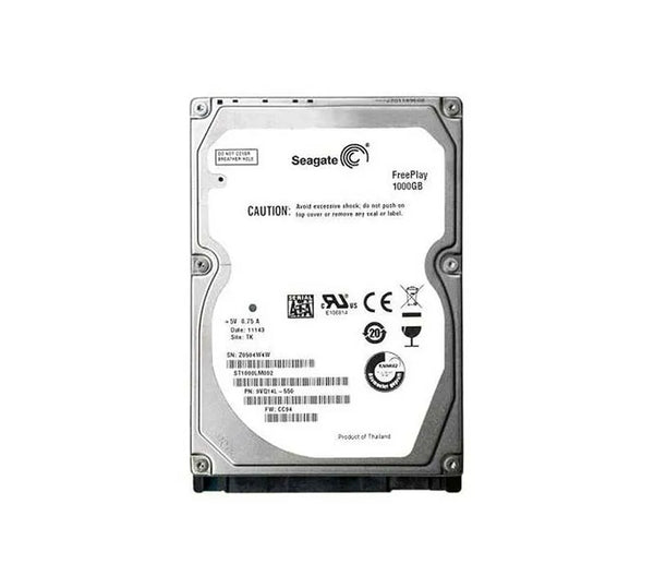 Seagate ST1000LM002 FreePlay 1TB 5400RPM SATA 3Gb/S 32MB Cache 2.5-Inch Hard Drive Seagate Part Number: ST1000LM002