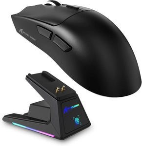 Wireless & Gaming Docks / Attack Shark X1 Gaming Mouse & Docking/Charging Station, 49g Ultralight - Black - G5 Network Groupaming Mouse & Docking